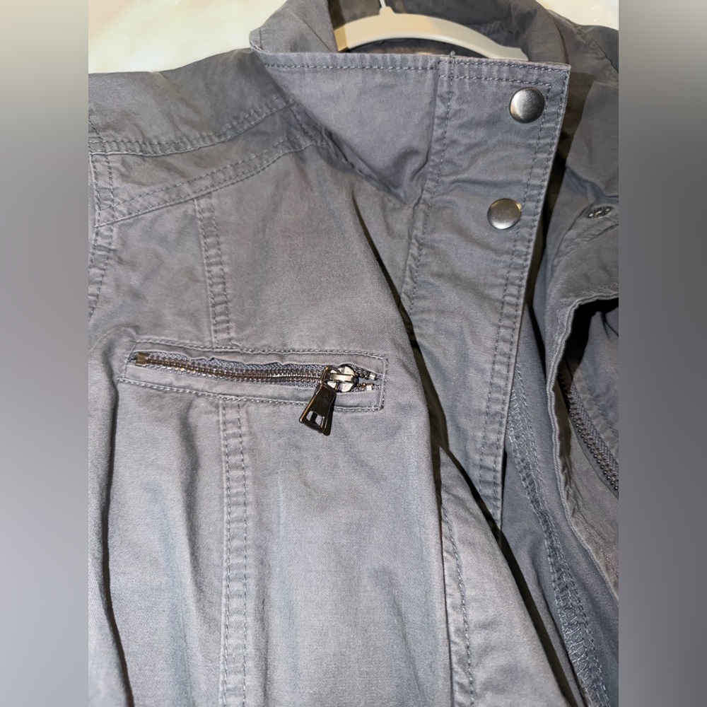 Style & Co Women's Charcoal Gray Jacket - Picture 10 of 12